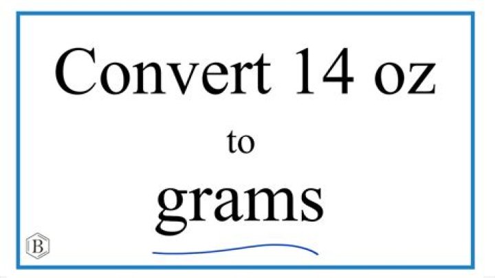 14 Ounces To Grams Converter