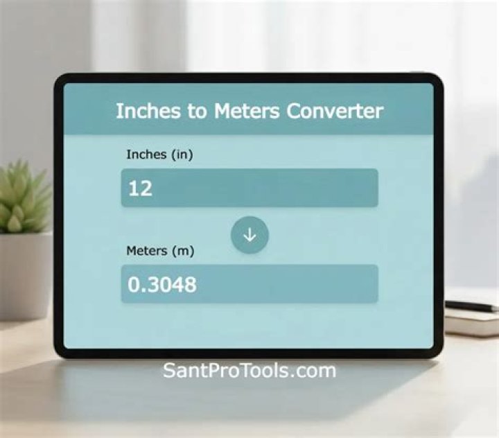 82 Inches To Meters Converter