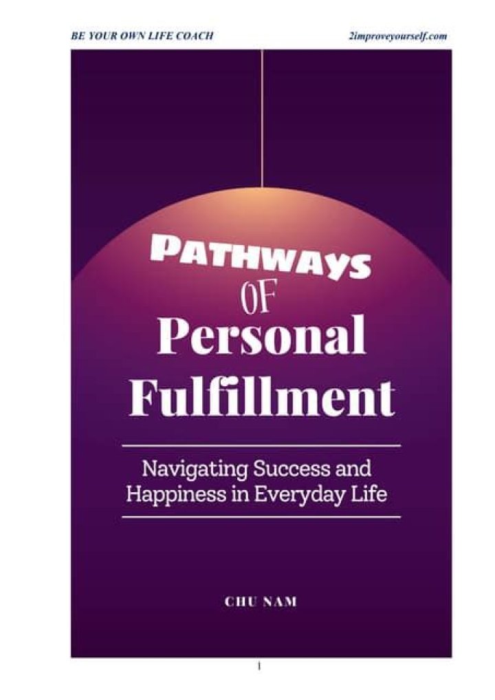A Journey Of Success, Wealth, And Personal Fulfillment