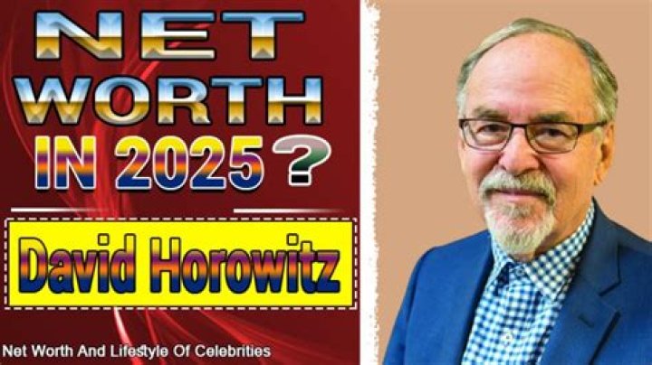 David Horowitz Net Worth | BlogPaper