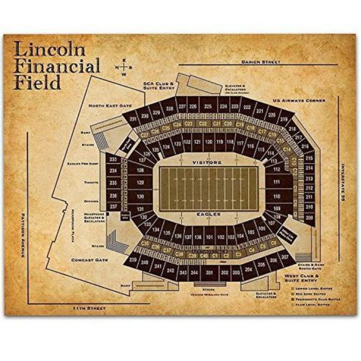 Lincoln Financial Field Seating Chart For Taylor Swift