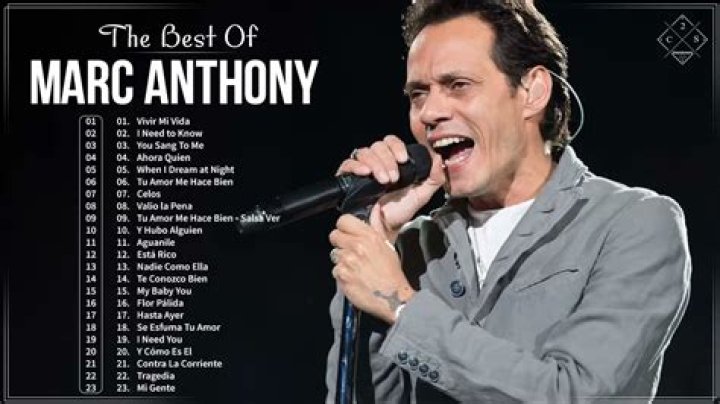 Marc Anthony's Most Popular Songs ·