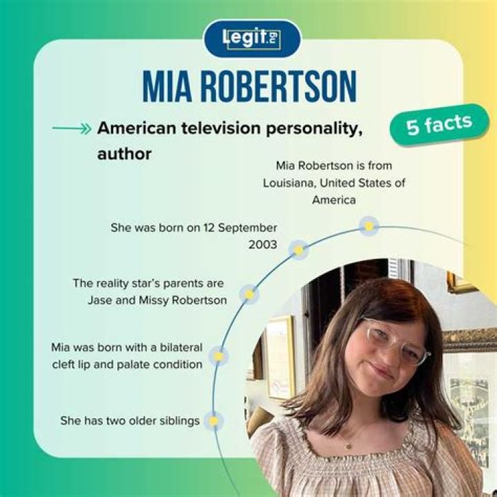 Mia Robertson - Bio, Age, Wiki, Facts and Family ·